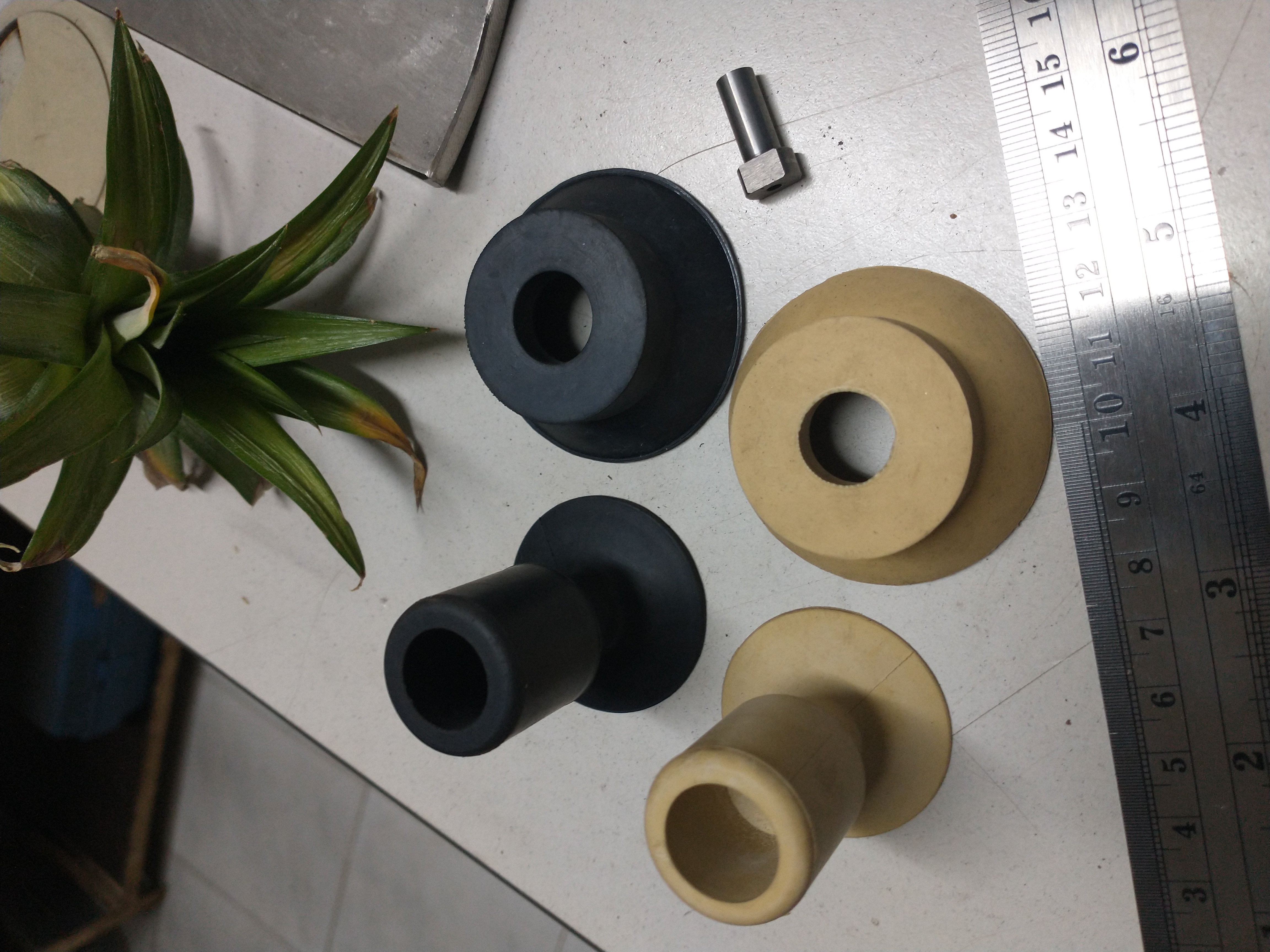 Rubber suction cups made for a handling fixture